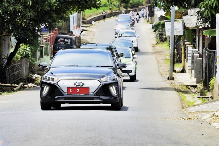 Geber Mobil Listrik, Baterai Hyundai Ioniq Wagub Jabar Sisa 3 Persen